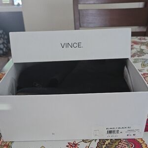 Vince Blakely Black Suede Boots